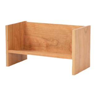 不再有 木墨夏克式桌面书架实木简易收纳整理架子儿童小型置物架