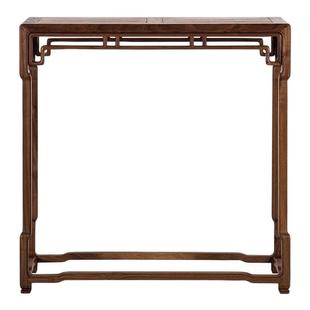 新中式老榆木条案玄关案桌仿古供桌玄关桌实木条几花架复古花几