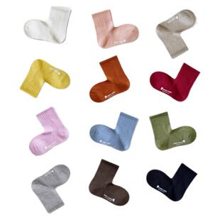 A类一等品JOANNA LONNG亲子直角无骨短袜子儿童天丝莱赛尔棉3双装