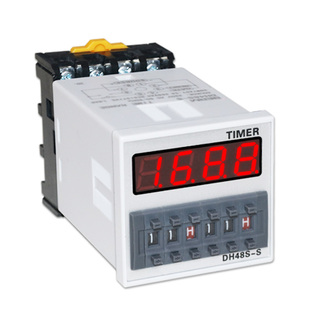 DH48S-S数显循环时间继电器380V24V12v220V小型可调延时继电器