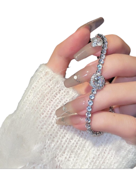 高级感钻石手链小众轻奢女生