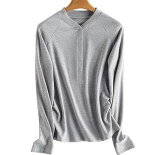 哺乳上衣外出辣妈款孕妇秋衣打底衫德绒可外穿喂奶秋冬款月子服