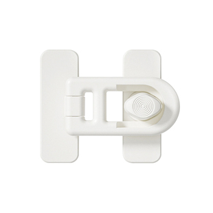 柜门儿童安全锁防开门卡扣移门推拉门锁扣抽屉固定扣防宝宝冰箱锁