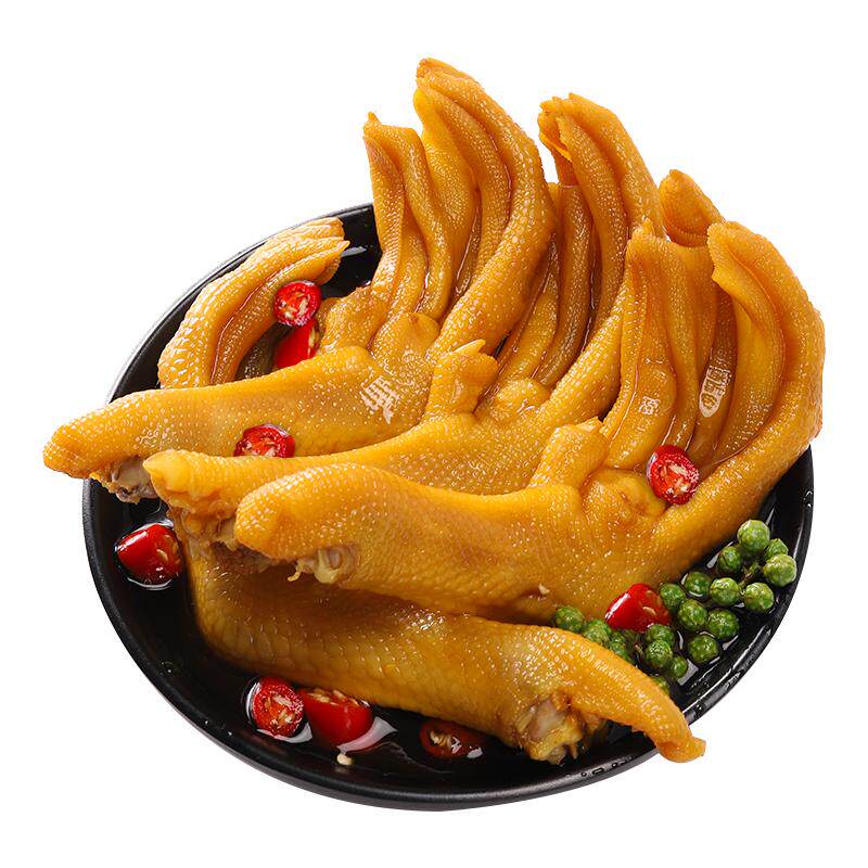 香脆龙岩泡鸭爪零趣卤味福建特产