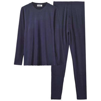 花雨伞男士腈纶保暖内衣