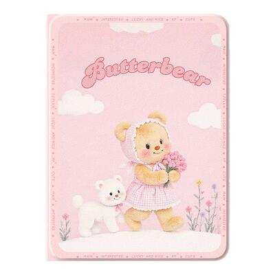 适用华为平板保护套新款黄油小熊