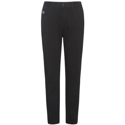 利郎官方科技黑牛仔裤秋季裤子