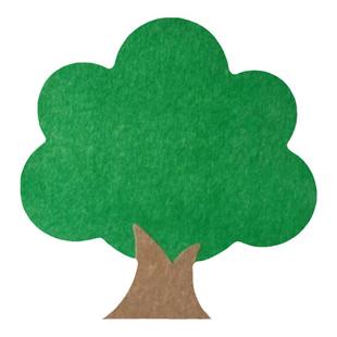 毛毡板幼儿园墙面装饰环创主题许愿树班级文化墙自粘大树照片墙贴