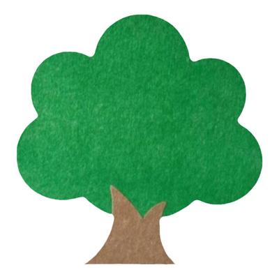 毛毡板幼儿园墙面装饰环创主题许愿树班级文化墙自粘大树照片墙贴