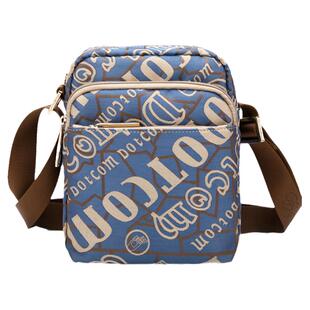 盛装舞步新款竖版帆布斜挎包背包斜跨大容量休闲牛津布女包潮X21