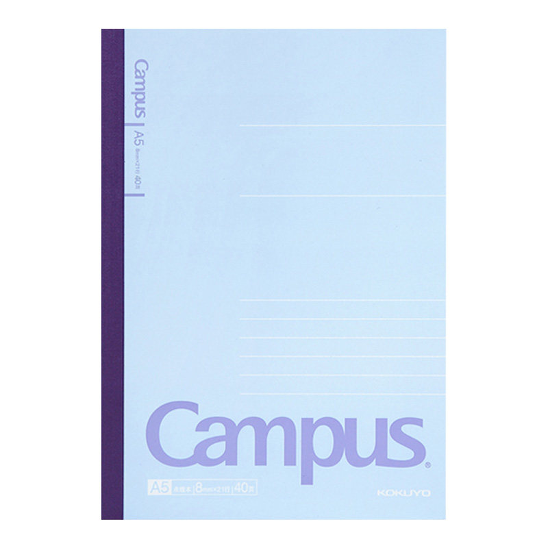 日本kokuyo国誉东大笔记本Campus螺旋本a5软面抄无线装订胶装简约大学生笔记本子b5线圈点线记事本文具学习