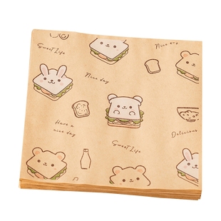 英国三明治包装纸袋食品级汉堡手抓煎饼三文治三角防油打包盒家用