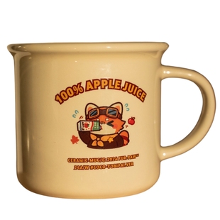 奶油小熊猫马克杯！FurPaw原创周边文创咖啡杯furry优比派小浣熊