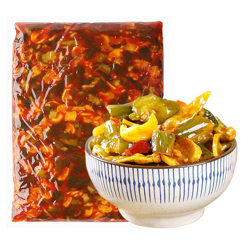 5斤香辣下饭菜开味菜萝卜干泡菜榨菜丝酸豆角外婆菜五仁酱丁雪菜
