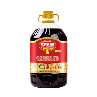 贵州黔家福菜籽油浓香鲜榨5L/桶农家自榨菜子油食用油纯榨油9.2斤