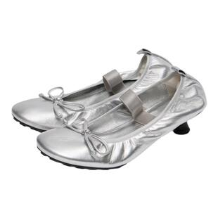 YC｜2025时尚气质圆头蝴蝶结一字带羊皮浅口玛丽珍单鞋芭蕾舞鞋女