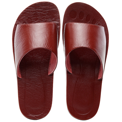 日式夏季水牛皮拖鞋真皮情侣