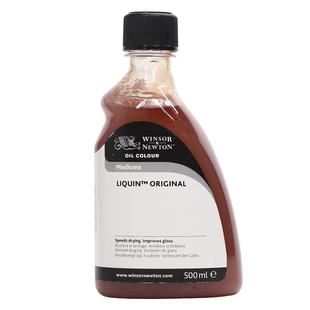 温莎牛顿进口油画颜料经典丽坤991亮光胶质细节艺术家绘画媒介精练亚麻静油红花厚油冷榨快干上光调色稀释