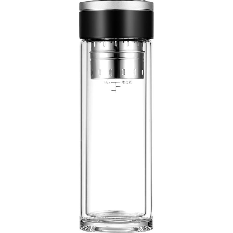 Bergan高档玻璃杯磁吸茶水分离杯
