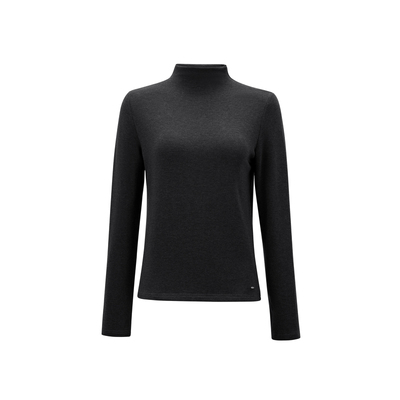 小熊女装T恤2025新款高领秋冬