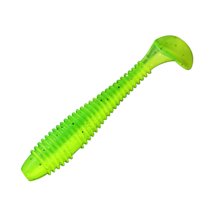 钓之猪路亚饵螺纹T尾软饵黑坑根钓铅头钩钓鳜鱼鲈鱼翘嘴软虫假饵