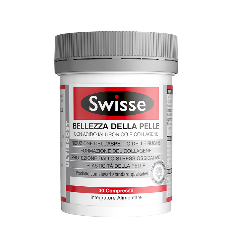 Swisse斯维诗口服玻尿酸水光片 胶原蛋白辅助抗糖VC30片维生素