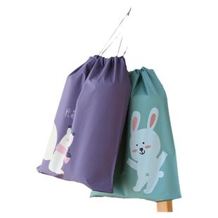 幼儿园换洗衣物包餐具包便携收纳袋学生抽绳束袋装衣服的袋子防水