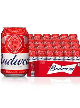 Budweiser/百威经典啤酒330ml*24