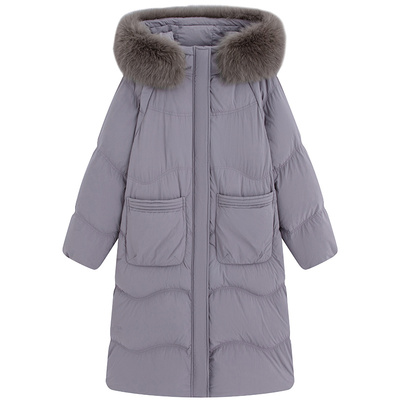 加厚长款羽绒服孕妇遮肉保暖显瘦