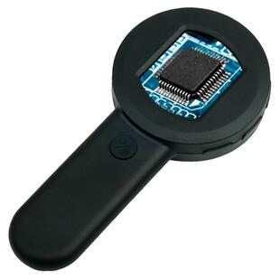 拜斯特电子放大镜400倍数码维修鉴定高清手持便携带灯看银元边齿