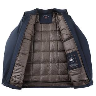 皮尔卡丹可拆卸内胆棉衣男冬季加厚保暖棉服中老年棉袄上档次外套