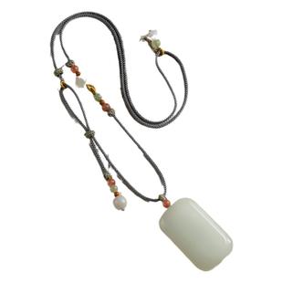 南露多宝吊坠挂绳高档玉石项链绳女锁骨链国风黄金蜜蜡挂脖高货绳