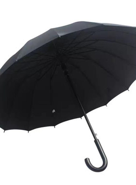 雨伞男长柄女防风学生黑色广告伞