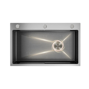 厨房水槽大单槽加厚5.0米粒304不锈钢洗菜盆家用洗碗槽台下洗菜池