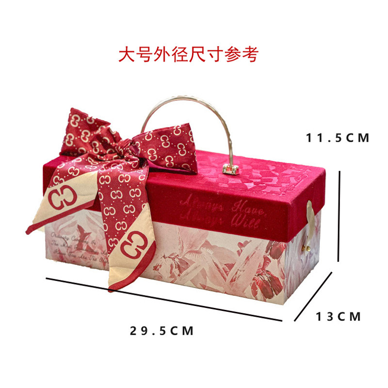 手提浮雕文字伴手礼盒