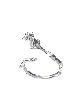 小众荆棘玫瑰开口环绕戒指