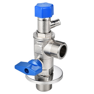 潜水艇角阀壁挂炉专用球阀芯燃气热水器大流量锅炉6分地暖铜阀门