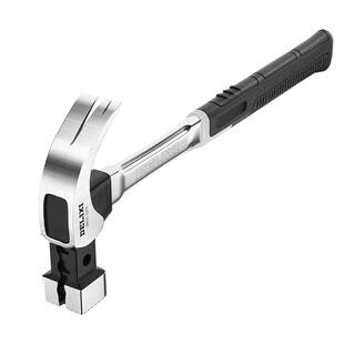 德力西羊角锤 木工铁锤榔头锤头家用钉锤多功能起钉锤工具小锤子