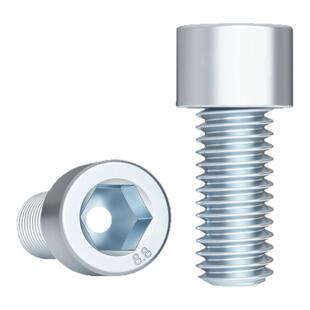 金超国标8.8级镀锌内六角螺丝螺钉M4M5M6M8M10M12*16/20/25/30mm
