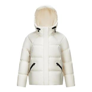 轻松羽绒|森马羽绒服女宽松连帽面包服时尚2025冬防泼水防风外套