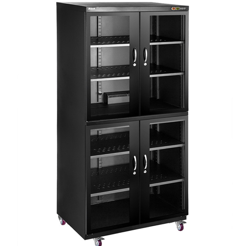爱科莱860超大容量摄影器材电子防潮柜单反相机镜头元件干燥箱