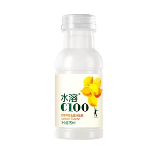 农夫山泉水溶c100小瓶整箱维c饮料250ml*12瓶柠檬果味饮料