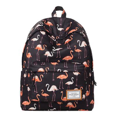 印花小众风防水大容量学生书包