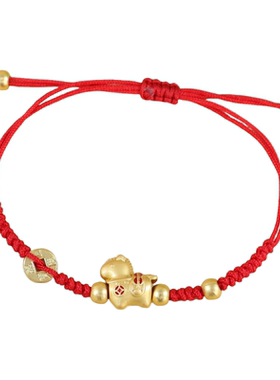 新款编织红绳马上有钱马上发