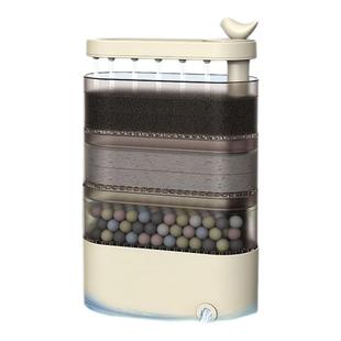 sqg乌龟缸过滤器低水位乌龟过滤器六角恐龙吸便超静音过滤盒