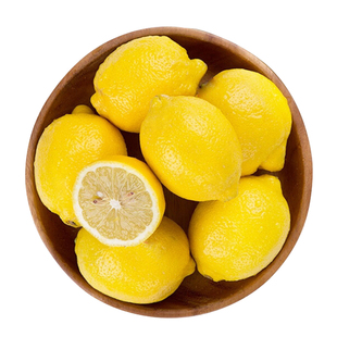 黄柠檬安岳大果柠檬潼南柠檬尤力克柠檬奶茶店手打柠檬新鲜水果