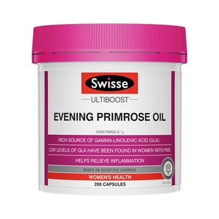 【旗舰店】Swisse月见草油软胶囊内分泌调理失调祛痘女性去痘