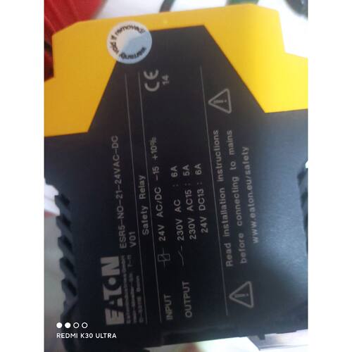 可维修TON安全继电器型号ESR5NO2124VACDC几乎全新功能正常拆机件