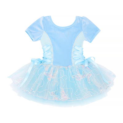 偲珂莉女童芭蕾裙舞蹈服刺绣亮片
