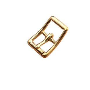 纯铜女士皮带扣夹针扣包包带调节扣手工皮具专用腰带2.0黄铜实心